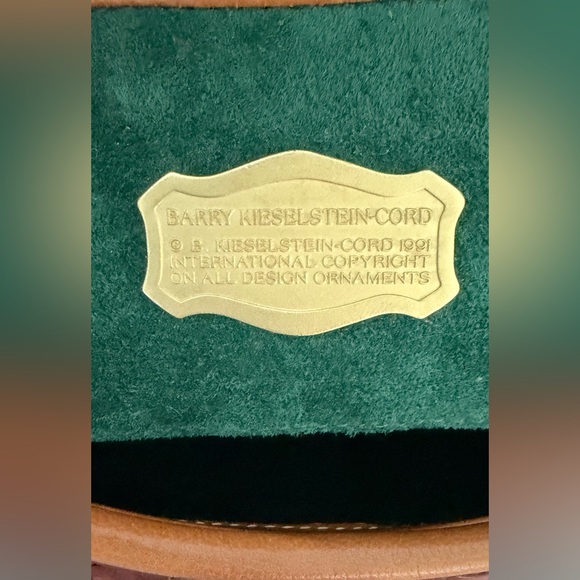 Barry Kieselstein-Cord Woven Leather Crossbody Bag in Brown with Gold Hardware - Picture 3 of 11